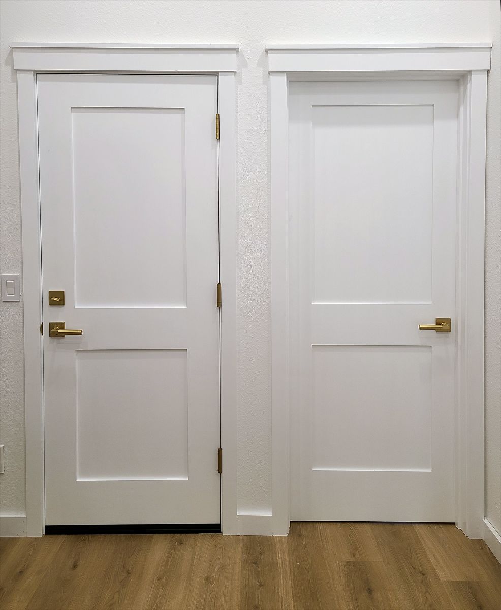 Upgraded doors and trim bring your home into this century