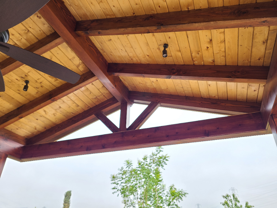 Cedar Pergola in Sonoma County