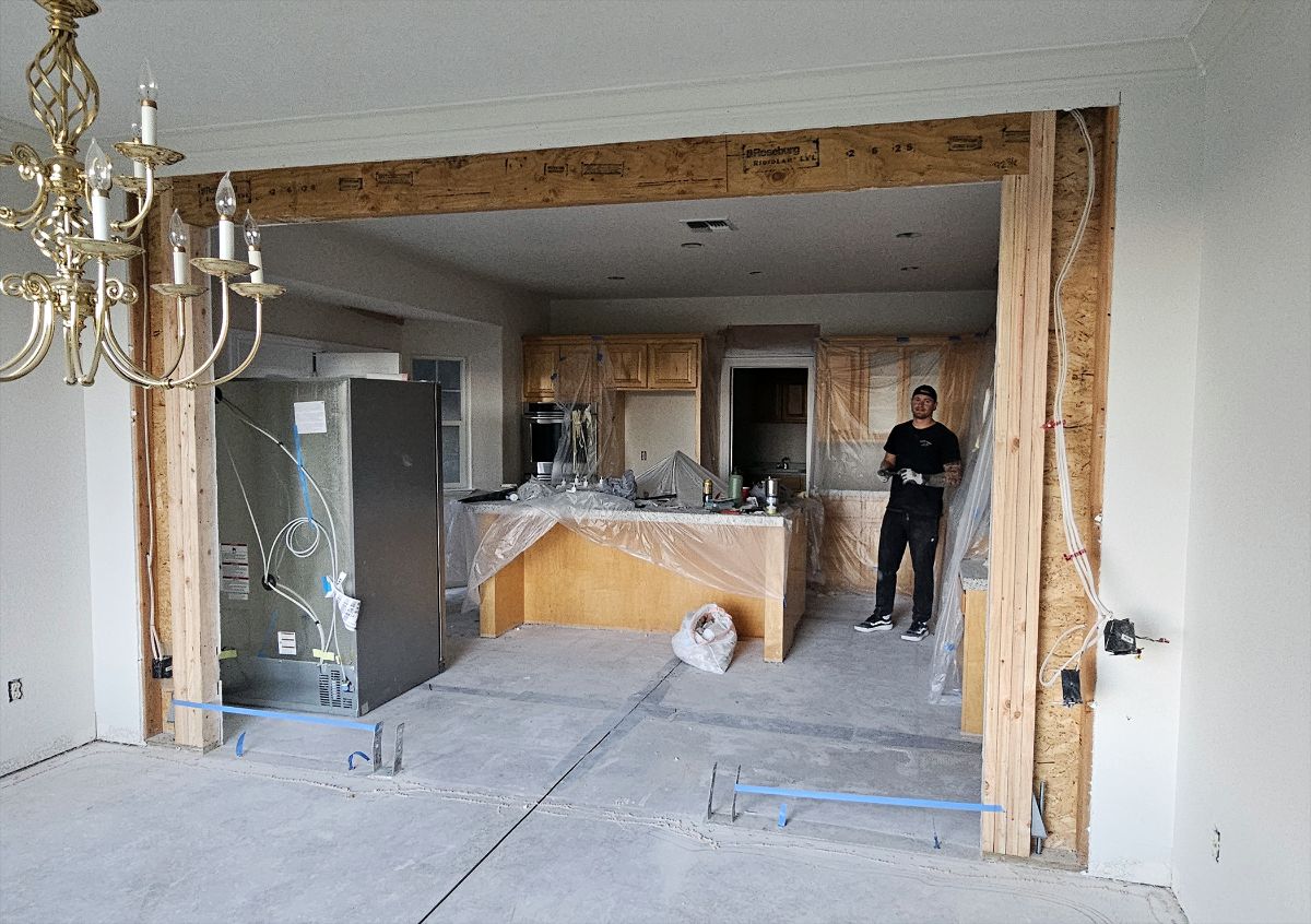 Wall Removal with New LVL Header